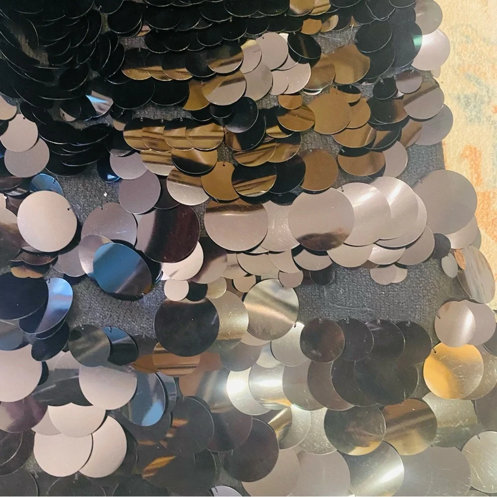 Altuzarra Wynnifred Wool Knit Gradient Pailette Cocktail Dress - Picture 15 of 16